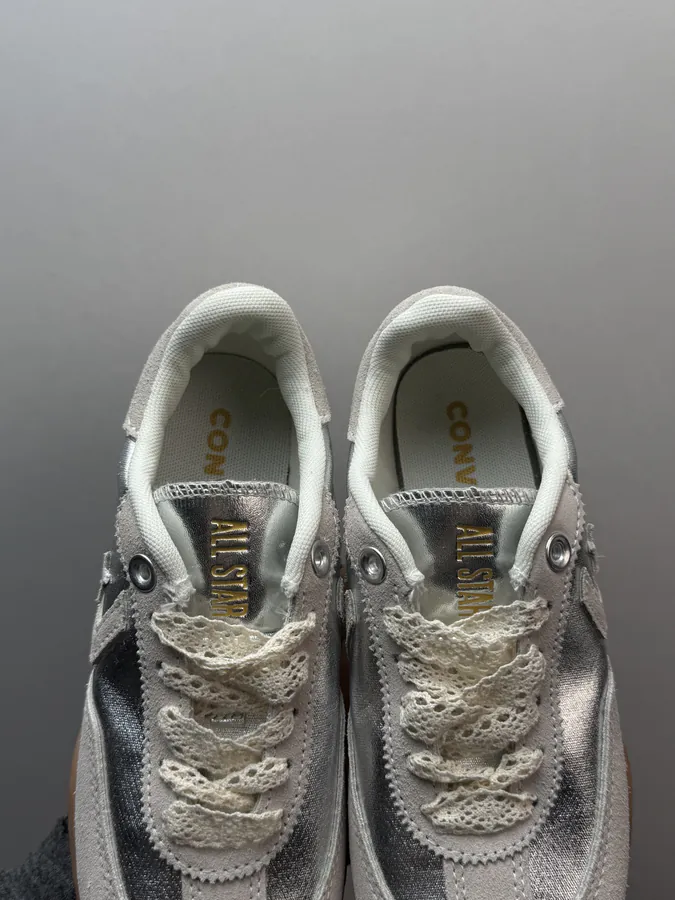 Converse Run Star Trainer in Future Silver