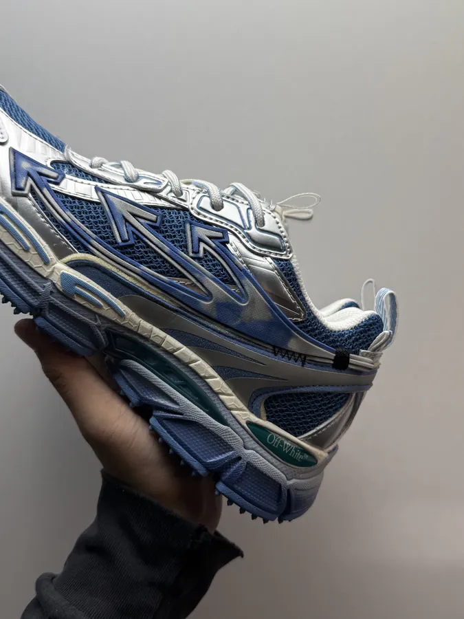 OFF WHITE Be Right Back Blue Sneaker