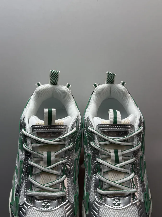 OFF WHITE Be Right Back Green Sneaker