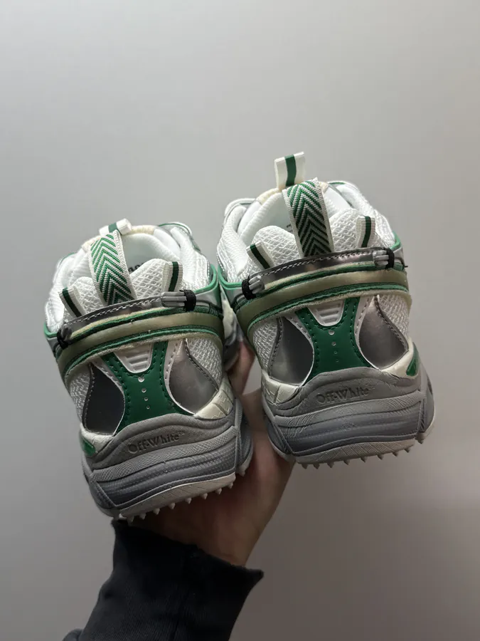 OFF WHITE Be Right Back Green Sneaker