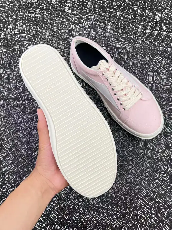 Ri Owens DRKSH Retro Low Top Sneaker in Pink