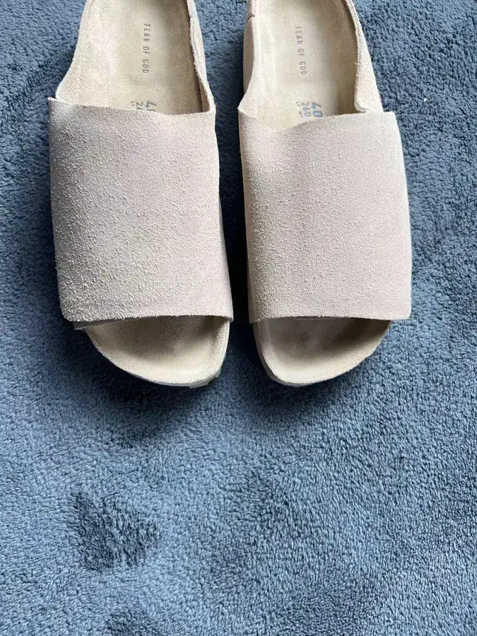 Birkenstock Fear of God Collaboration Leather Suede Slippers in Three Colors
