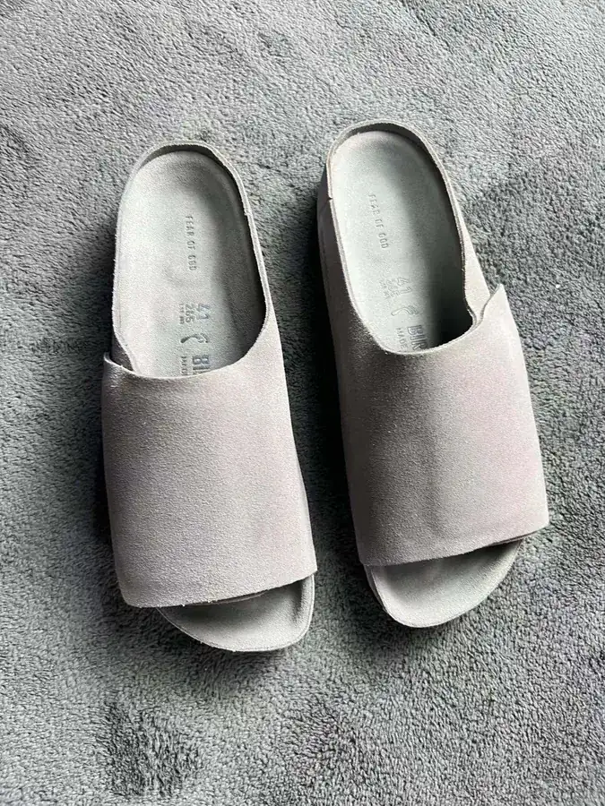 Birkenstock Fear of God Collaboration Leather Suede Slippers in Three Colors