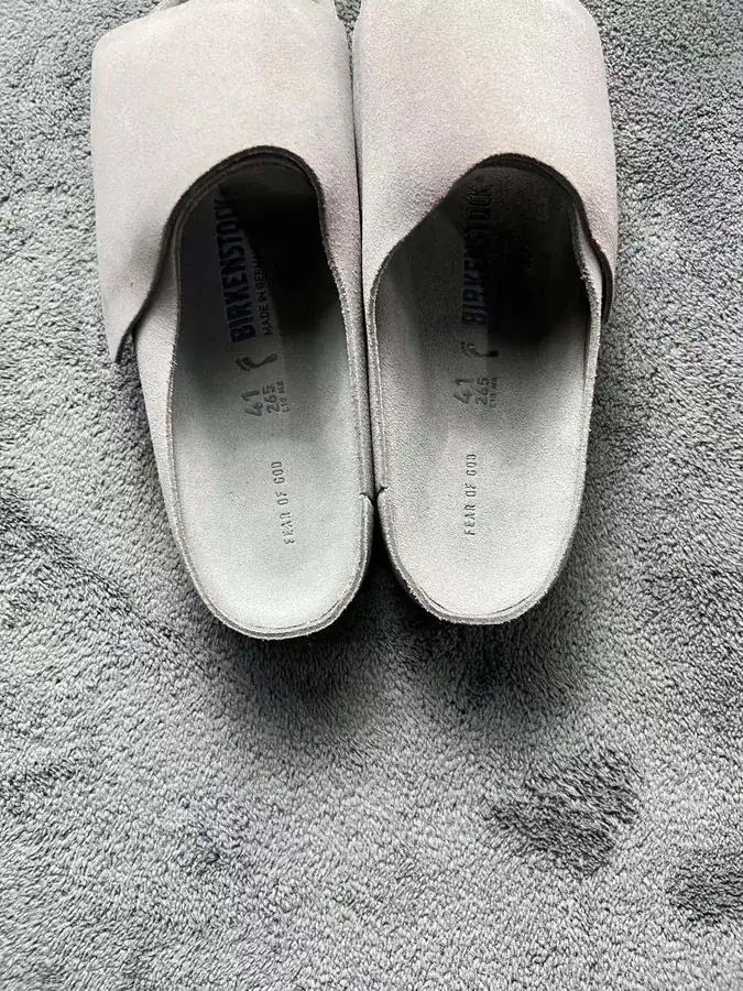 Birkenstock Fear of God Collaboration Leather Suede Slippers in Three Colors