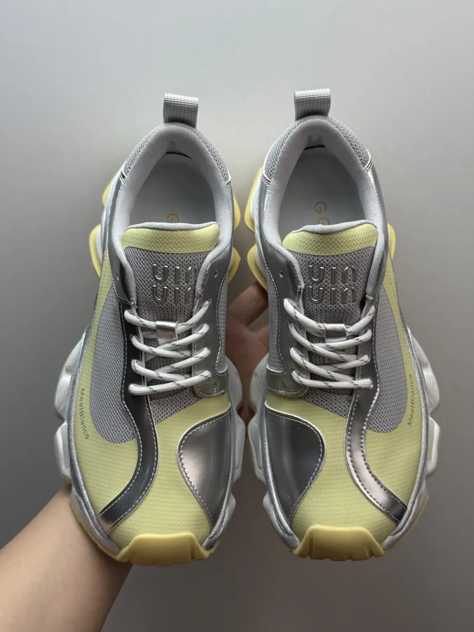 GG CC Silver & Gold Heel