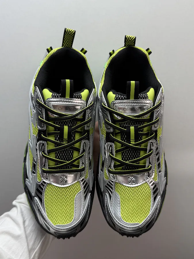 OFF WHITE Be Right Back Green Sneaker