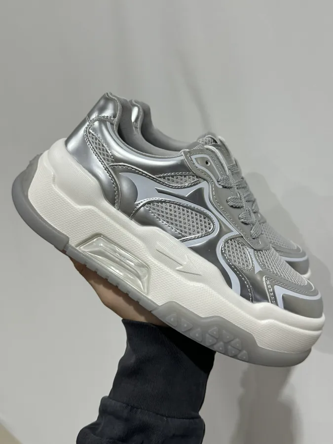 250 GGCC Dad Shoes in Silver
