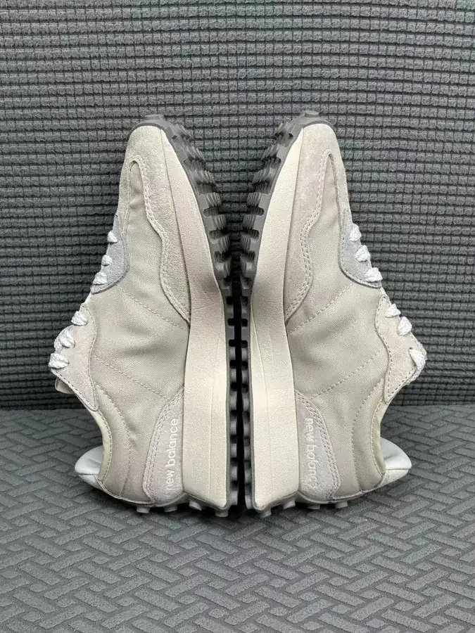 NB327 Series Kids Edition White Gray Suede