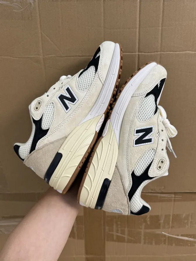 NB 350 Cream White Edition Authentic Original Face