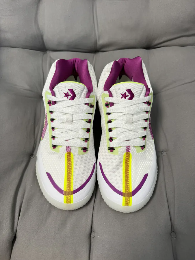 Converse BB Series Pure White with White Purple Color