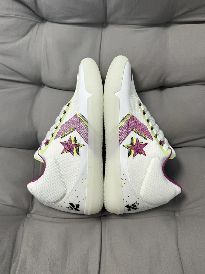 Converse BB Series Pure White with White Purple Color