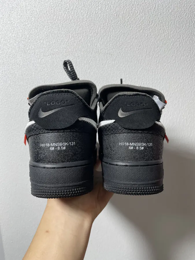 OFF WHITE x Nike Air Force 1 Low Black White 2.0