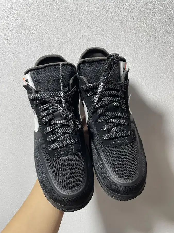 OFF WHITE x Nike Air Force 1 Low Black White 2.0