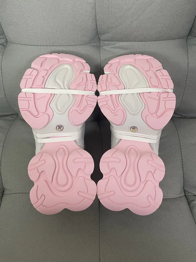 GG CC Fashion Sneaker with Retro Thick Sole