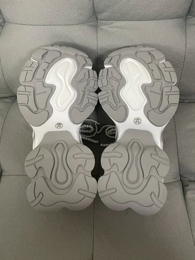 GG CC Fashion Sneaker with Retro Thick Sole