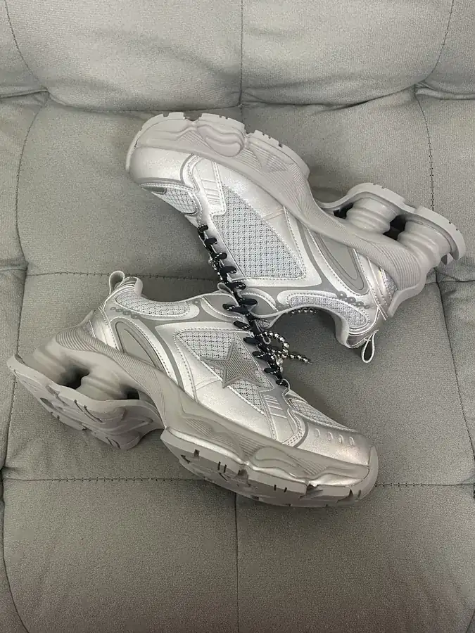 GG CC Sporty Sneaker with Retro Thick Sole