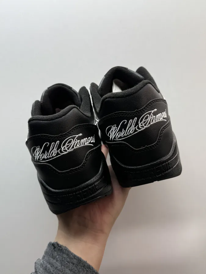 Supreme x Nike Air Max 1 87 Black White