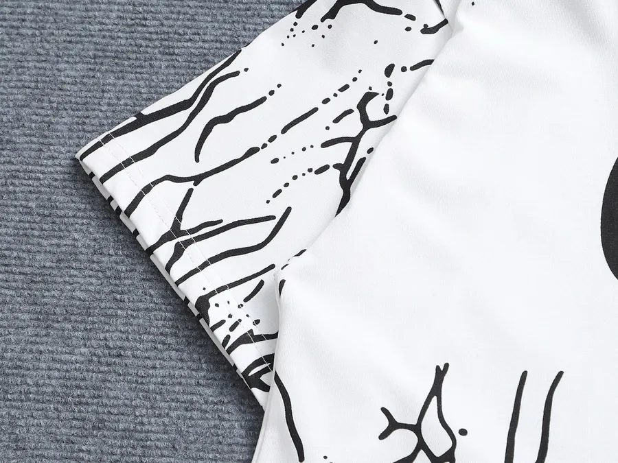 GUC 25SS Spring Summer New Collection Round Neck Logo Print T Shirt
