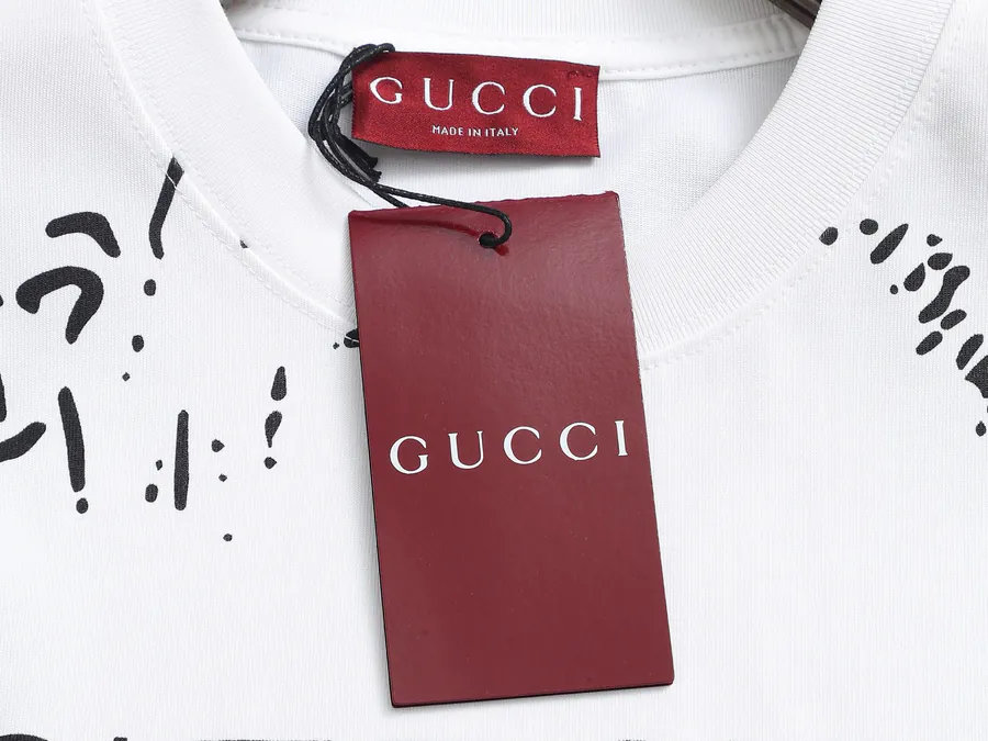 GUC 25SS Spring Summer New Collection Round Neck Logo Print T Shirt