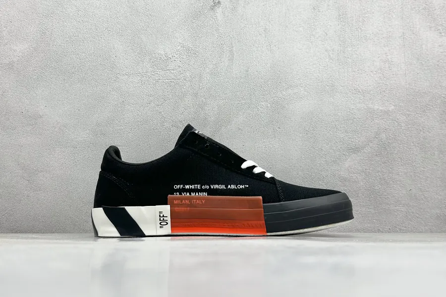 OFF WHITE Gym Shoes Lovers Comfortable and Durable Low top Canvas Sneakers