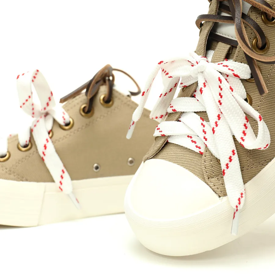 Miu Miu Washed Denim Low Sneakers with Frayed Edge