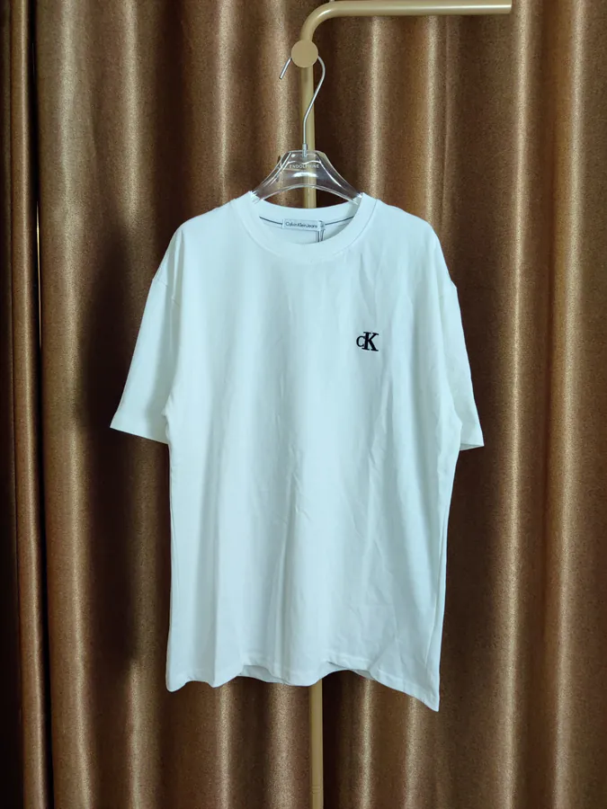 Cain Klein 24ss Summer Round Neck Short Sleeve Black and White