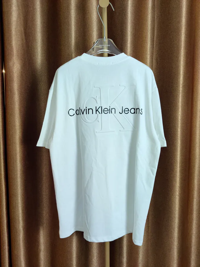 Cain Klein 24ss Summer Round Neck Short Sleeve Black and White