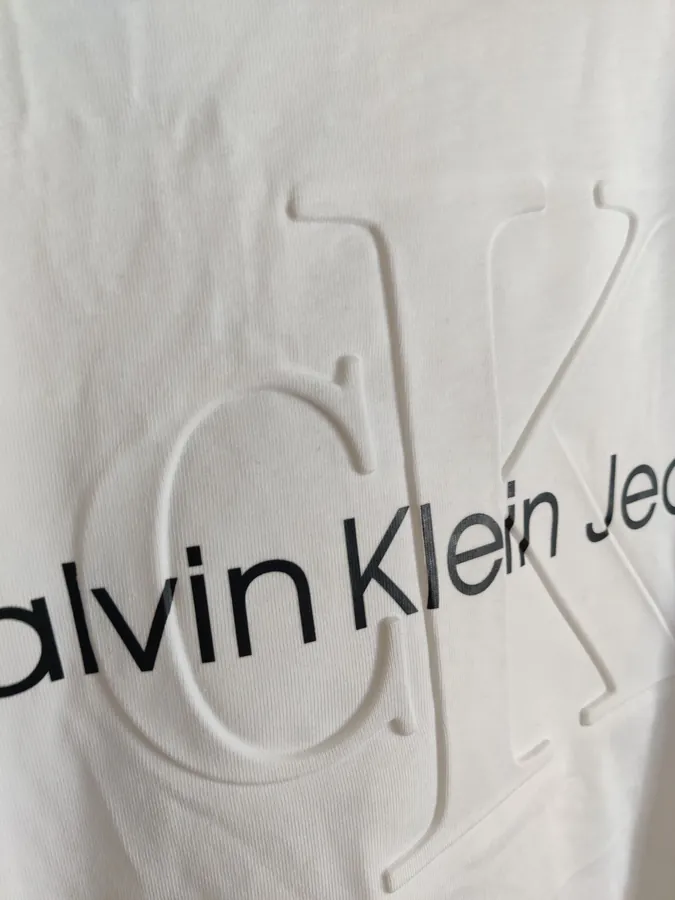 Cain Klein 24ss Summer Round Neck Short Sleeve Black and White
