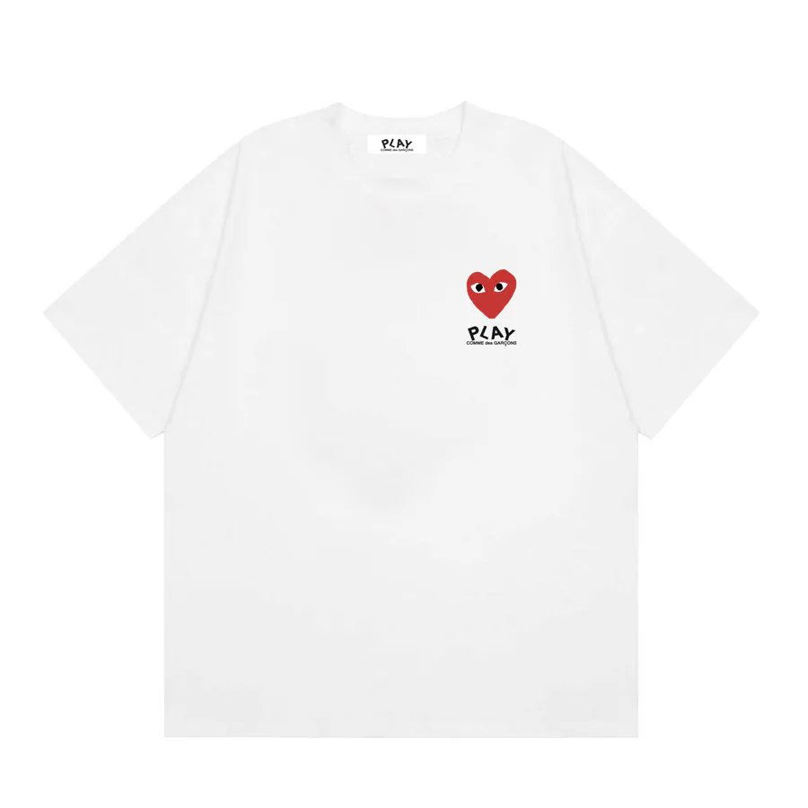 Comme des Garcons PLAY Heart Print Summer T Shirt