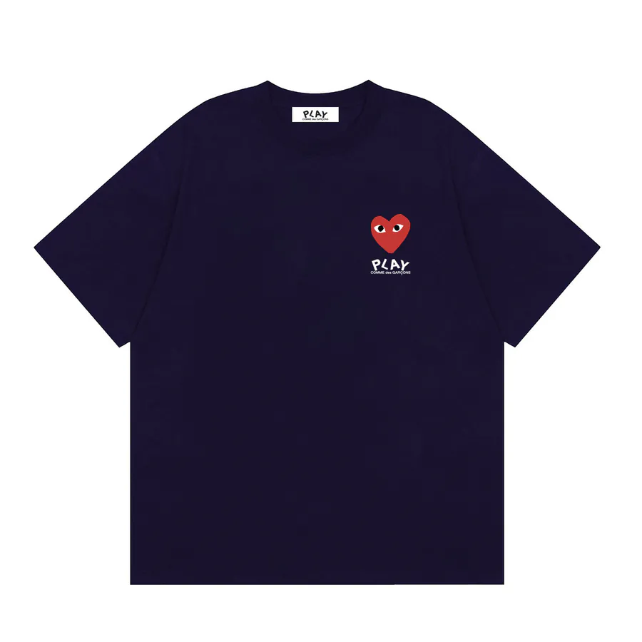 Comme des Garcons PLAY Heart Print Summer T Shirt