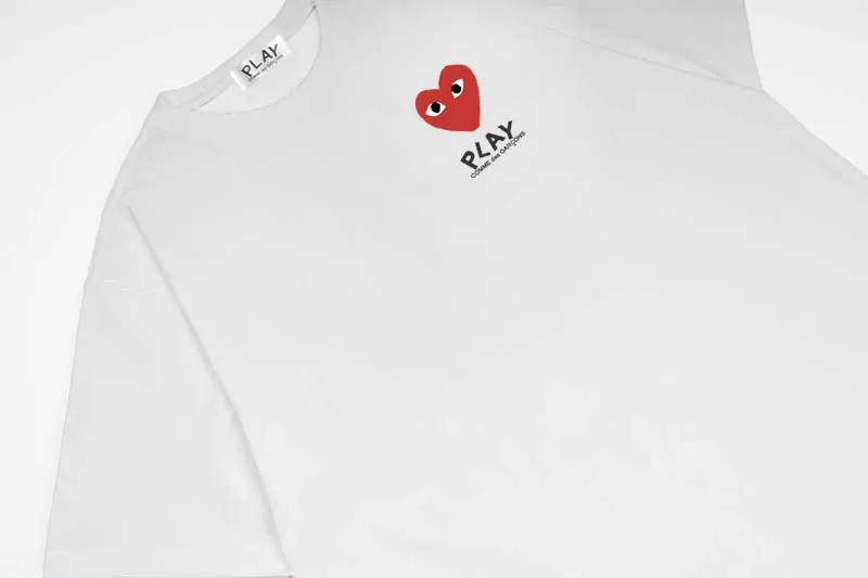 Comme des Garcons PLAY Heart Print Summer T Shirt