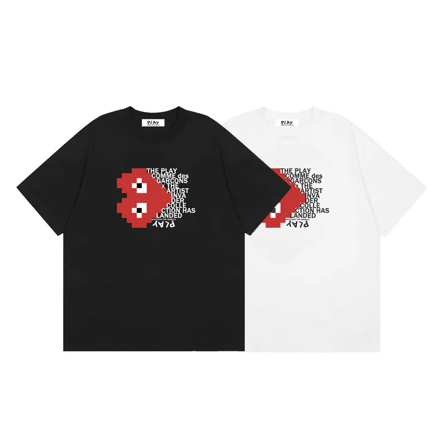 Comme des Garcons PLAY 2025 Summer T Shirt with Heart Print