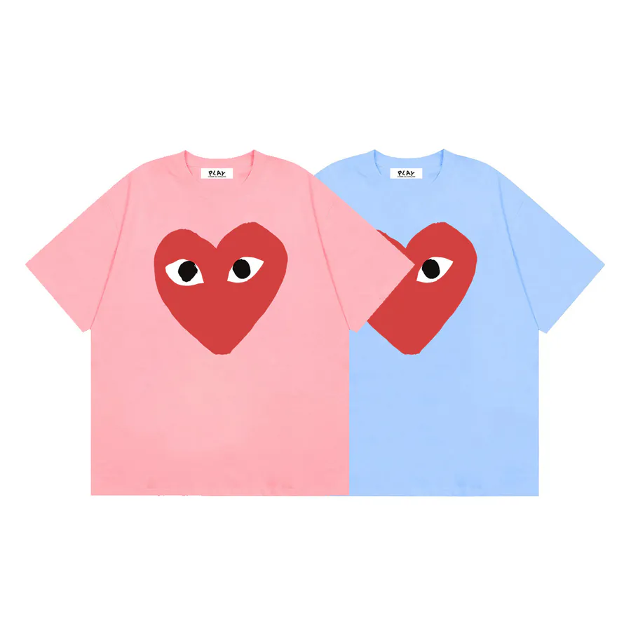 Comme des Garcons PLAY Heart Print Summer T Shirt