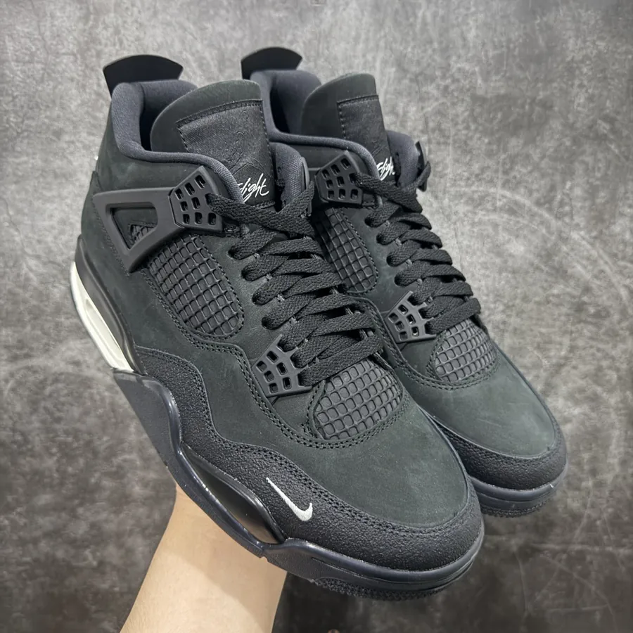 Nigel Syester x Air 4 Retro Collaboration Black Soul Black Brick