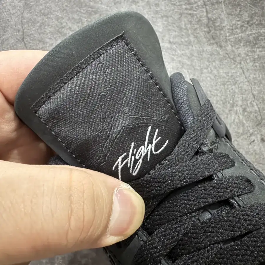 Nigel Syester x Air 4 Retro Collaboration Black Soul Black Brick