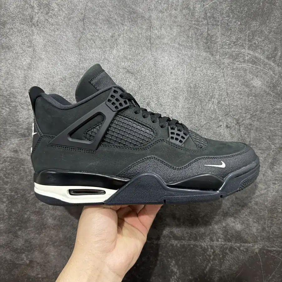 Nigel Syester x Air 4 Retro Collaboration Black Soul Black Brick