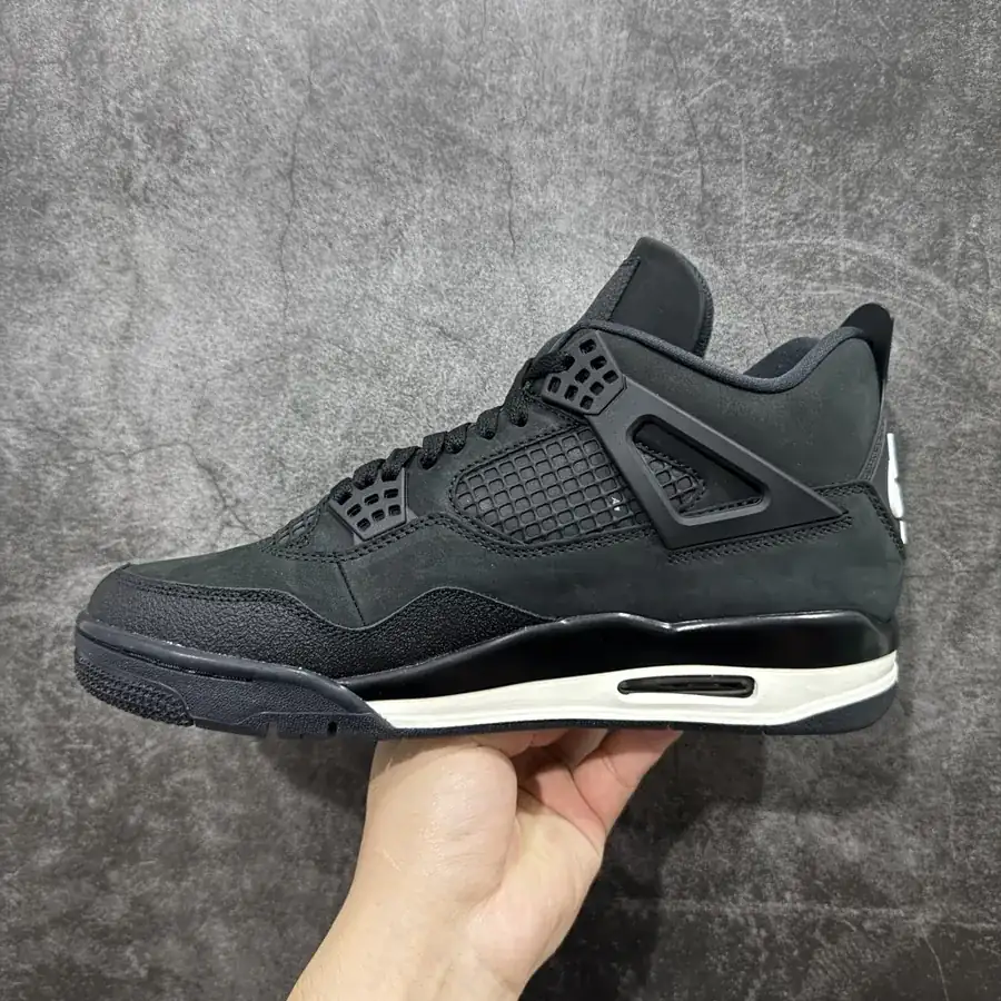 Nigel Syester x Air 4 Retro Collaboration Black Soul Black Brick