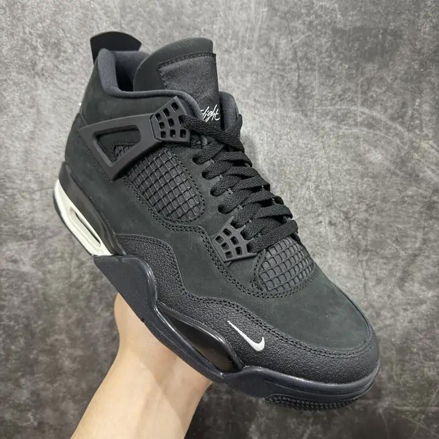 Nigel Syester x Air 4 Retro Collaboration Black Soul Black Brick