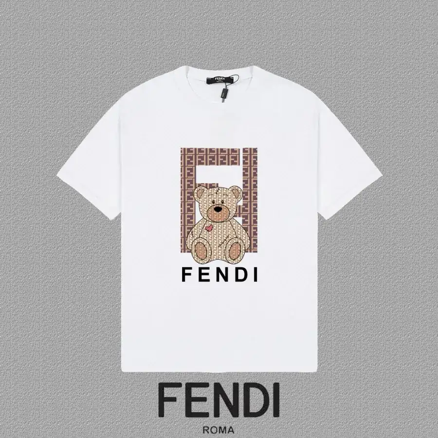 FEN CHEN Star Limited Summer Collection Print Round Neck Short Sleeve T Shirt
