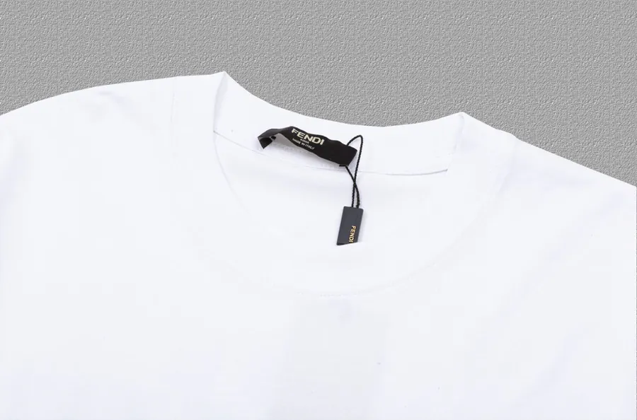 FEN CHEN Star Limited Summer Collection Print Round Neck Short Sleeve T Shirt