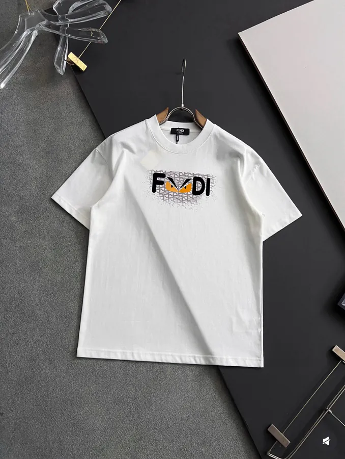 FEN CHEN Star Limited Summer Collection 25ss Printed Round Neck Short Sleeve T Shirt