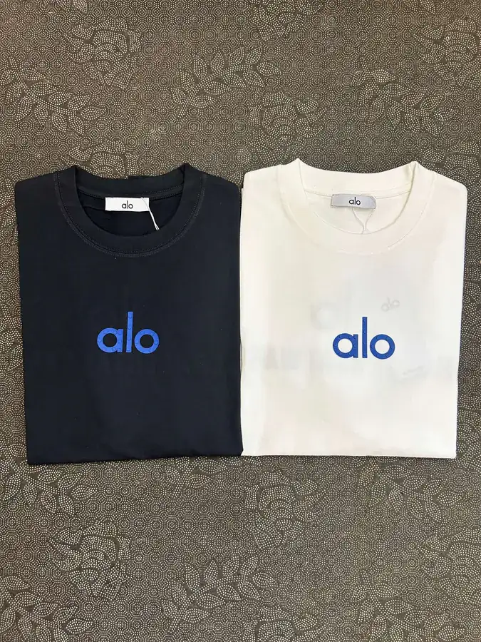 Alo 25ss Chunky Pressed Cotton Short Sleeve T Shirt