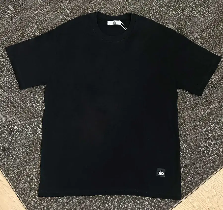 ALO 25ss Custom Label Loose Round Neck Short Sleeve T Shirt