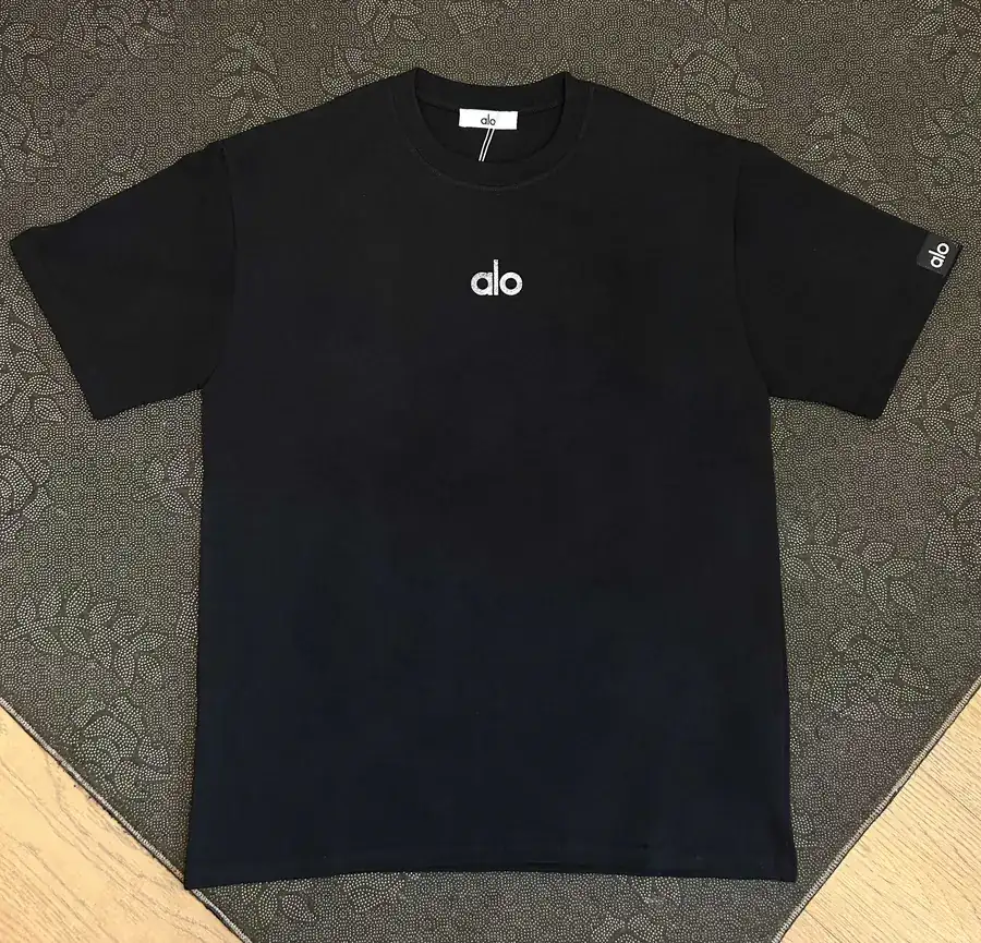 ALO 25ss New Collection Loose Round Neck Short Sleeve T shirt