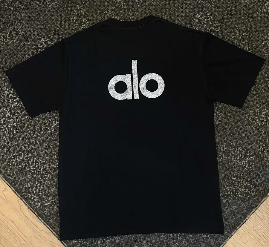 ALO 25ss New Collection Loose Round Neck Short Sleeve T shirt