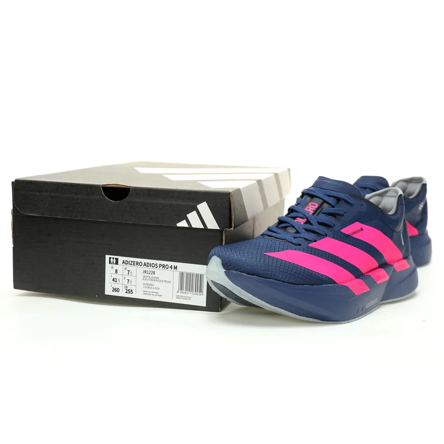 Adizero Adios Pro 4 Lightweight Racing Sneaker with Advanced Cushioning Technology