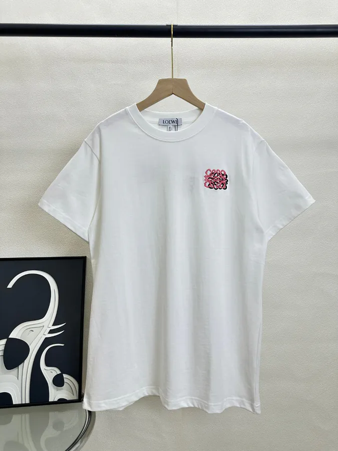 LOEWE Overlapping Embroidery Short Sleeve