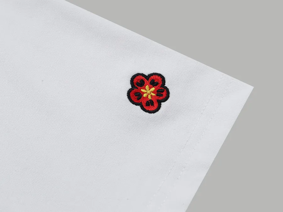 KENZO Embroidered Flower Short Sleeve
