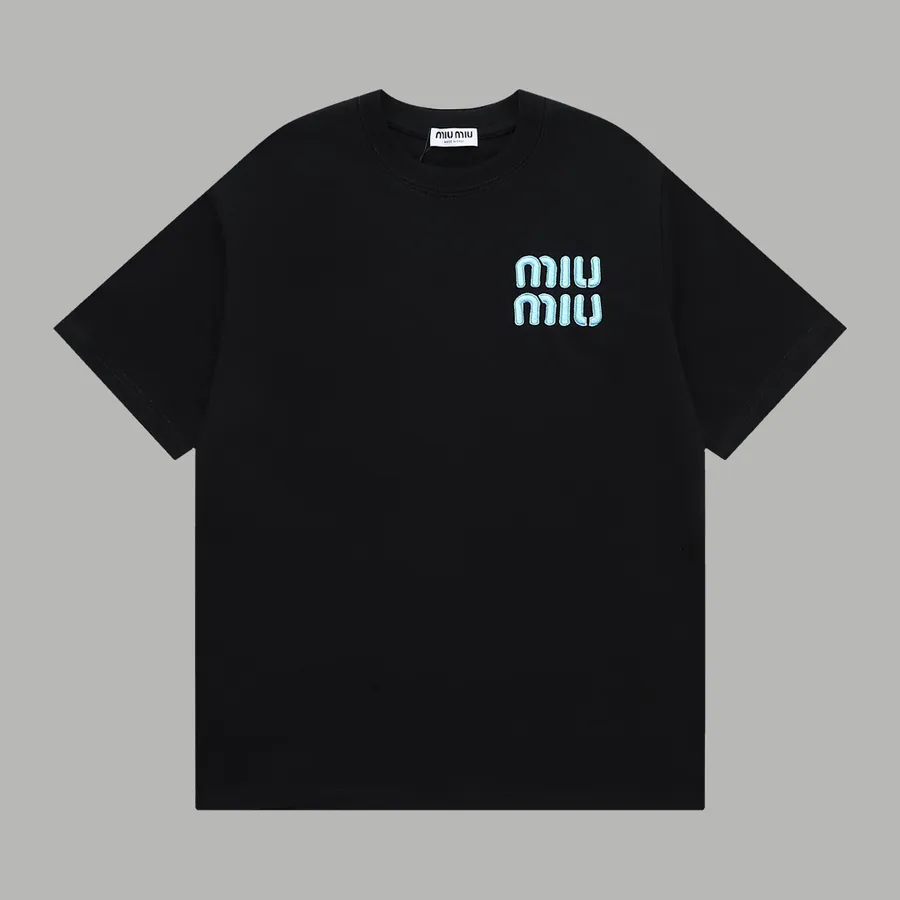 MIU MIU Celestial Exclusive Embroidered Short Sleeve