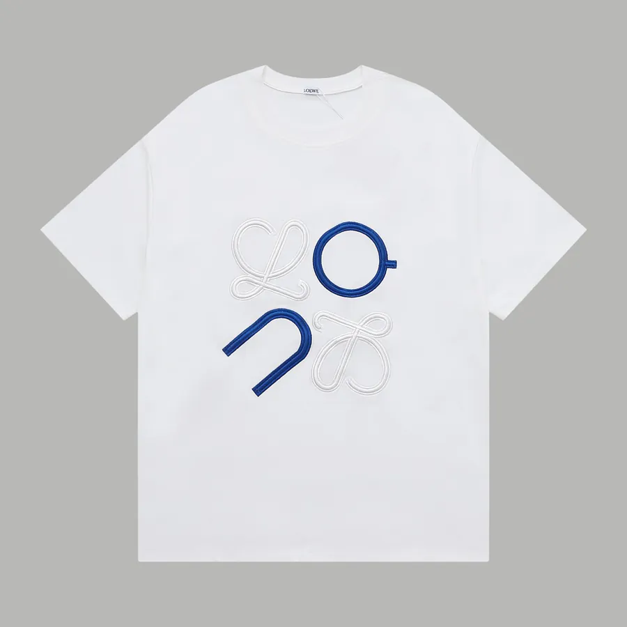 LOEWE Patchwork Embroidered Short Sleeve